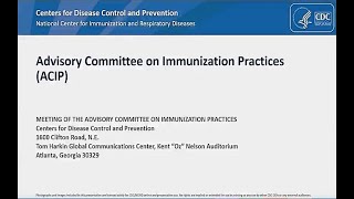 September 12 2023 ACIP Meeting  Welcome amp COVID19 Vaccine Safety [upl. by Llewoh978]