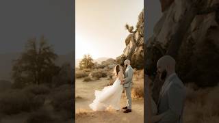 Let’s go elope 🌵 elopementphotographer destinationwedding photography joshuatreenationalpark [upl. by Inava]