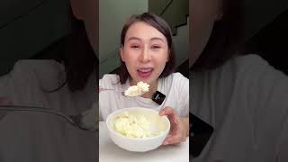 Ice cream vanilla plus kecap asin jadi rasa salted caramel katanya … Bener gak sih … sibungbung [upl. by Reave]