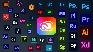 All 60 Adobe apps explained in 9 minutes [upl. by Zined426]