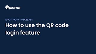 How to log in to your Epos Now system via a QR code [upl. by Natty]