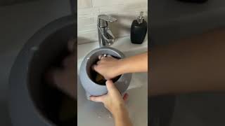 ASMR clean diaper pail🧽Windeleimer reinigen 🧽 [upl. by Nnahgem910]