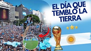 El día que tembló la tierra emocionate argentina campeon mundial FIFA Qatar 2022 tango y fútbol [upl. by Yllil857]