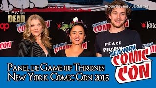 Game of Thrones  Panel Comic Con New York 2015 Subtitulado [upl. by Lodnar]