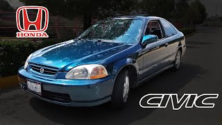 Honda Civic 1998  Reseña [upl. by Sturrock17]