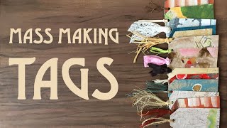 13 Different Tag Toppers – Mass Making Tags for Junk Journals or Gifts [upl. by Nho885]