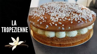 La Tropezienne  Recette facile de la brioche et crème diplomate vanille [upl. by Eberta]