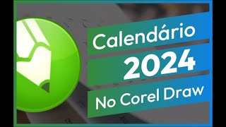 Calendário no Corel Draw  Rápido e Fácil [upl. by Nwahsaj]