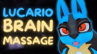 Furry ASMR Lucario Gives You a Brain Massage Scratches Tapping Slime Pets Layered Sounds [upl. by Tnirb]