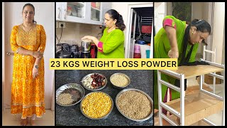 MY 23KGS WEIGHT LOSS  HOME MADE WEIGHT LOSS POWDER PREPARATION [upl. by Aizirk392]