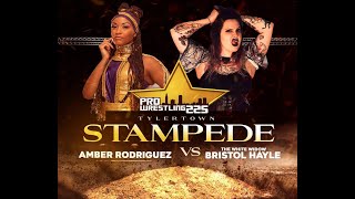 Stampede Amber Rodriguez vs Bristol Hayle [upl. by Safier728]