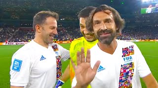 DEL PIERO PIRLO amp BUFFON di nuovo insieme nel TEAM LEGGENDE 2024 [upl. by Fernas891]