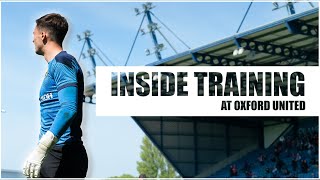 Inside Training at Oxford United  1YNX Goalkeeping [upl. by Nellir]