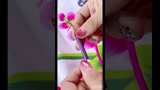 embroidery designs flowers🌹💐drawing flower designssong hoopart embroidey art embrembroidery [upl. by Marilla91]