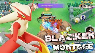 Blaziken Montage  OVERHEAT SUPREMACY pokémonunite pokemonunitebestclipsoftheweek [upl. by Lorsung162]