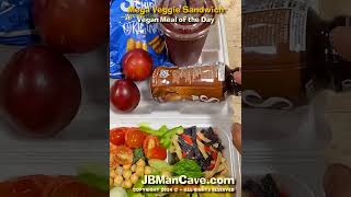 MEGA VEGGIE SANDWICH VEGAN FOOD JBManCavecom Shorts [upl. by Francesca]