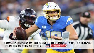 Chargers comeback denies Broncos playoffclinching win nfl usa chargers america football usa [upl. by Ala]