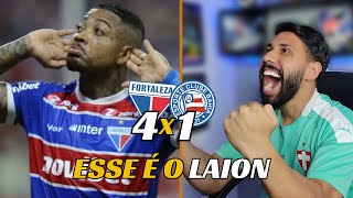 REACT REAÇÕES FORTALEZA 4X1 BAHIA MARINHO FAZ 2 E LAION GOLEIA O BAHIA [upl. by Ennovihc318]