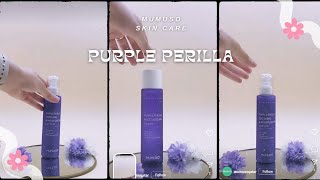 Purple Perilla Skin Care Products By Mumuso [upl. by Shaughnessy]