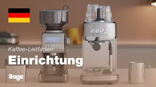 The Bambino® Plus  Einrichten der Espressomaschine Anleitung in 8 Schritten  Sage Appliances DE [upl. by Houghton]