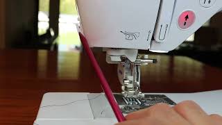 How to Thread Brother SE 1900 Sewing and Embroidery Machine Easy to See [upl. by Zurc]