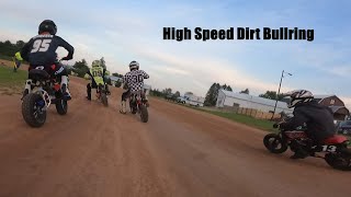 Dirt Oval flat track Mini Bike Racing at GSR Kartway August 3rd and 4th 2024 Clintonville Wisconsin [upl. by Gunthar]