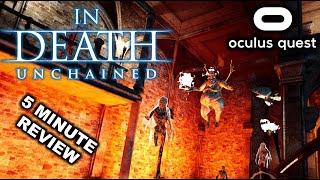 In Death Unchained Quick Review and Gameplay Roguelite bow amp arrow shooter for Oculus Quest [upl. by Borrell490]