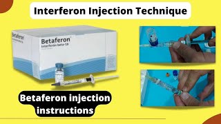 Interferon injection  How To Use It  How to Use Betaferon Injection [upl. by Kosak]