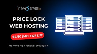 InterServer Price Lock Gurantee Web Hosting  250Mo For Life [upl. by Nospmis545]