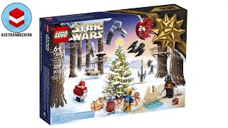 LEGO Star Wars 75340 Star Wars Advent Calendar 2022 Speed Build [upl. by Marina]