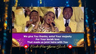 PRAISE NIGHT 15 • quotWe give You thanksquot Viwe amp Loveworld Singers live w Pastor Chris live praise [upl. by Davon]