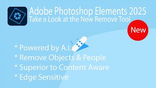 AI Powered Remove Tool – Photoshop Elements 2025 [upl. by Mcfadden]