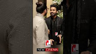 Celebrity Clicks dhanush SilambarasanTR AakashBaskaran Family Sangeeth Function newcinemaa [upl. by Elianora]