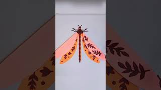 Quilling Dragonfly  Paper Dragonfly Craft  paperquilling quillingflowers [upl. by Festus408]