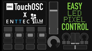 Easy LED pixel control using TouchOSC [upl. by Assirehc]