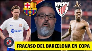 ANÁLISIS Barcelona ELIMINADO de la Copa del Rey Cayó ante Athletic Club de Bilbao  Fuera De Juego [upl. by Nas620]