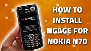 How to install ngage for Nokia N70  s60v2 💀🔥 [upl. by Terrye]