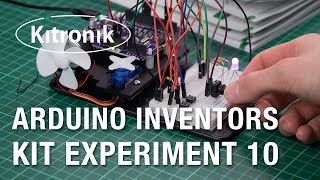 Kitronik Inventors Kit for Arduino Exp 10 Using An RGB LED Video Walkthrough [upl. by Wilone]