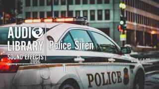 Police Siren  Sound Effect [upl. by Enak902]