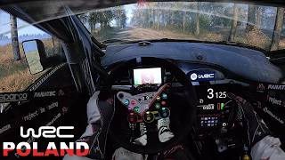 NEW WRC 24 is Here First Race Rally Poland  FANATEC DD [upl. by Dunham]