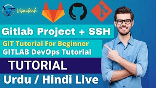 GitLab Project With SSH  GitLab SSH Setup  GitLab Commit Via SSH  In Hindi [upl. by Olmsted]