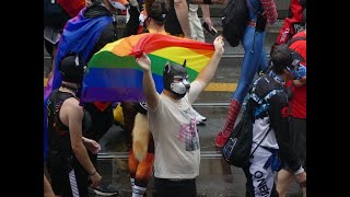 CSD Berlin Parade 27 Juli 2024 Motto quotNur gemeinsam stark  Für Demokratie und Vielfaltquot [upl. by Gere]