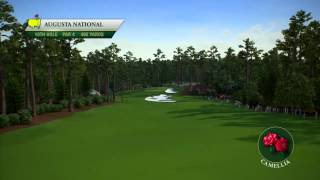 Course Flyover Augusta National Golf Clubs 10th Hole [upl. by Fife]