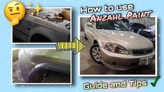 ANZAHL PAINT GUIDE AND TIPS PROCEDUREHCIVICwash over [upl. by Arabrab]