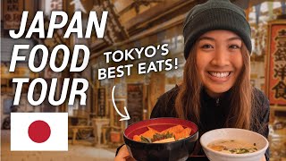 Japanese Food Tour in Tokyo Japan Ultimate Guide 🇯🇵 [upl. by Auhs704]