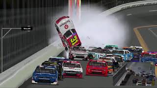 Myatt Snider 2022 Daytona Beef Its Whats For Dinner 300 Flip  NR2003 Reenactment [upl. by Connie]