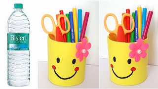 Teachers Day Gift Idea From plastic bottle • gift idea for teachers day 2022 • penstand for teacher [upl. by Vivianna]