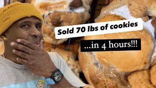 Sold 70 LBS of of my homemade cookies in 4 hours [upl. by Cathryn]