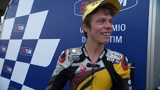 Moto2™ Mugello 2014  Tito Rabat interview [upl. by Atinehc]