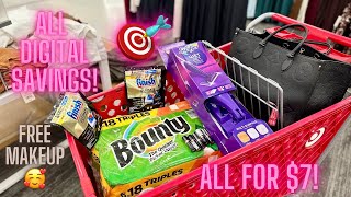 TARGET Digital Coupon Deals  Spend 50 Get 15 Gift Card Household and Beauty Stock Up Time 🎯🙌🏾 [upl. by Ydde]